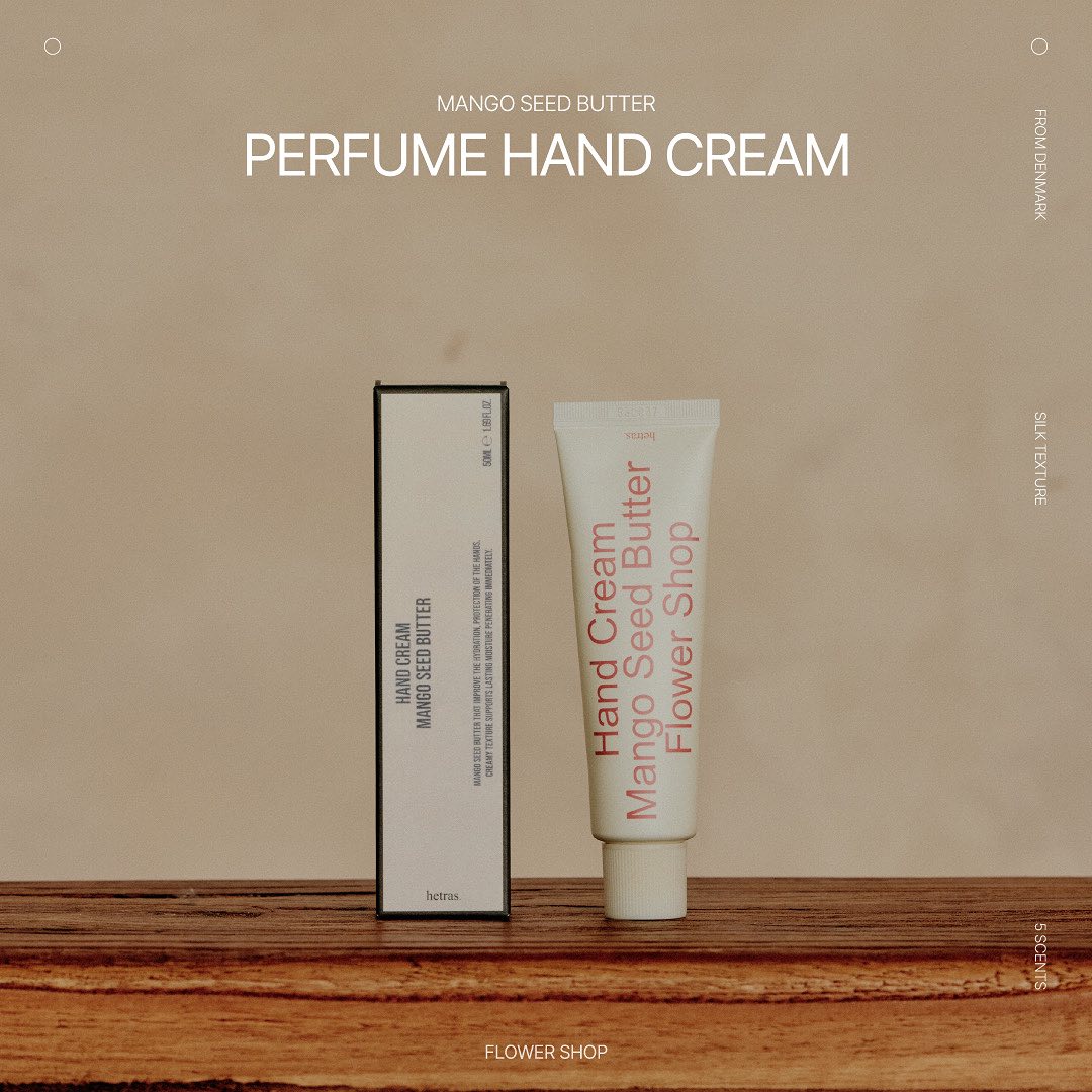 Hetras Mango Seed Butter Hand Cream (5 scents)