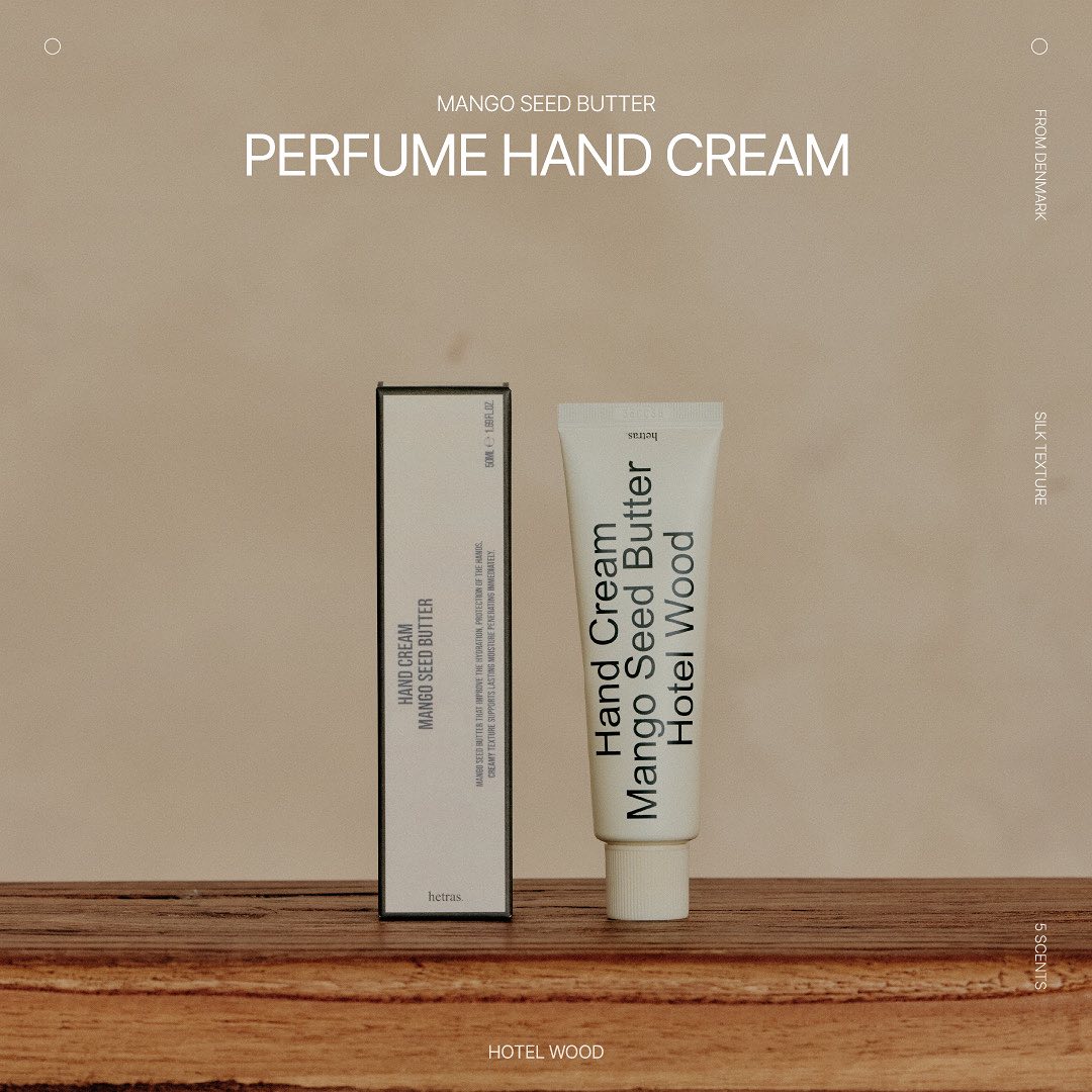 Hetras Mango Seed Butter Hand Cream (5 scents)