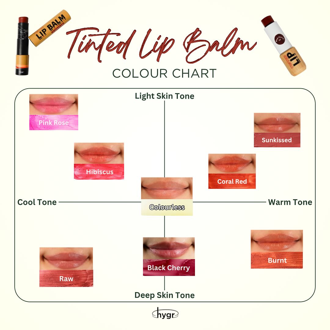 HYGR [REFILL] Tinted Lip Balm (4 shades)