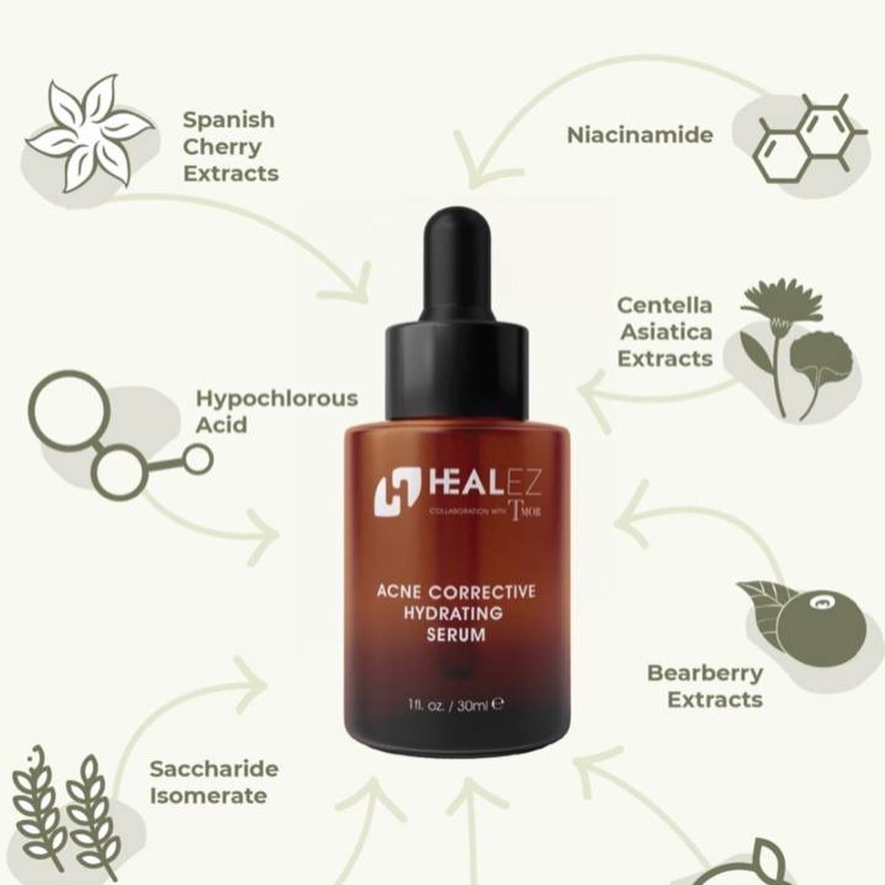 Healez Acne Corrective Hydrating Serum (2 sizes)