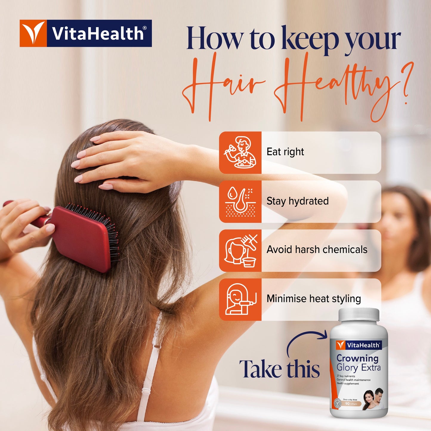VITAHEALTH Crowning Glory Extra (30's/90's+30's)