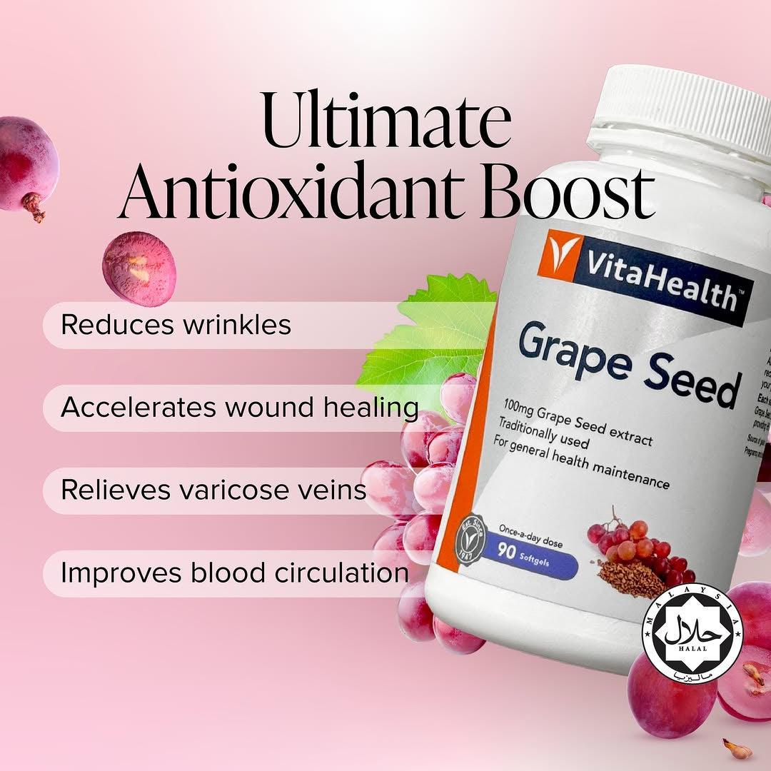 VITAHEALTH Grape Seed 100mg (30's/60's)