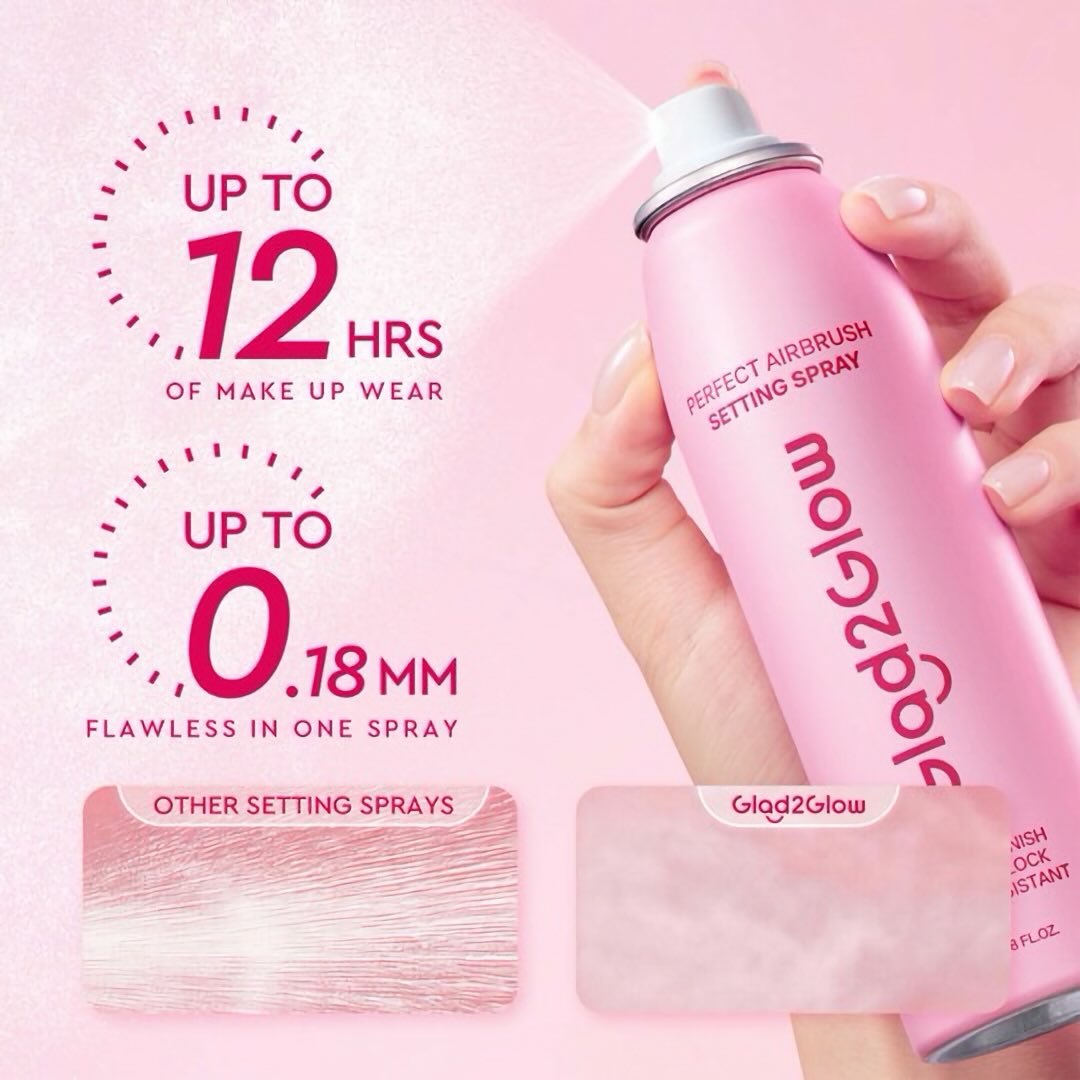 GLAD2GLOW Perfect Airbrush Setting Spray 100ml