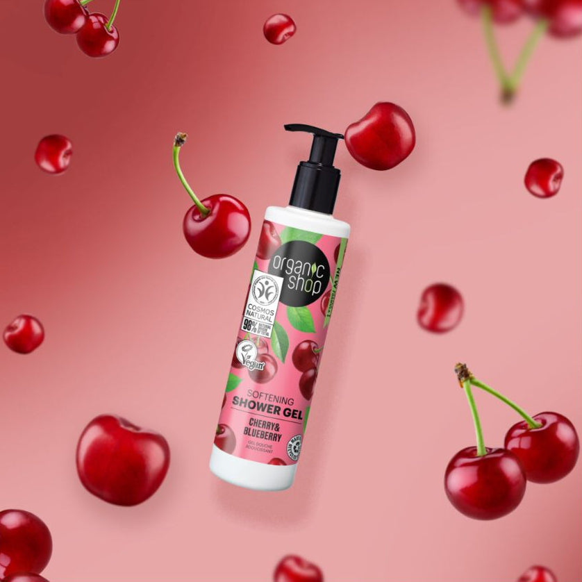 ORGANIC SHOP Softening Shower Gel Cherry And Blueberry 280ml