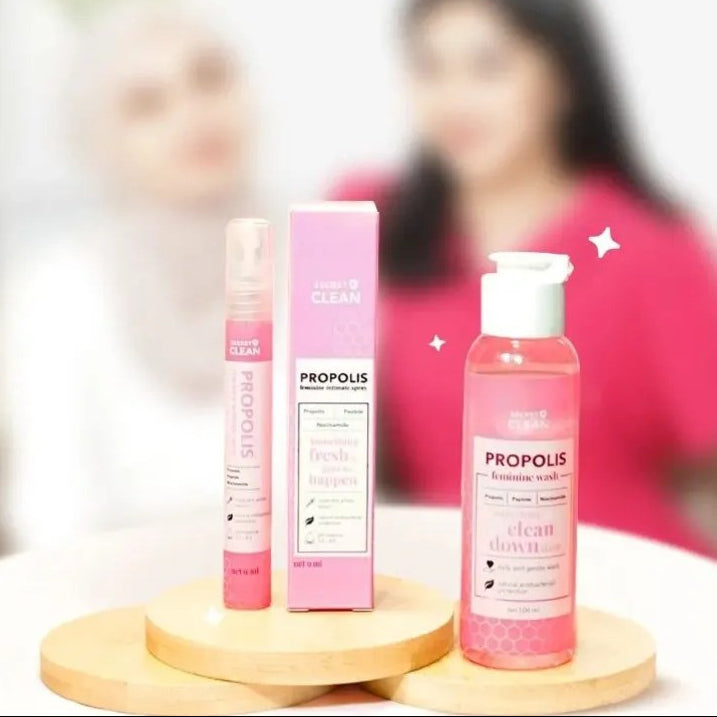 SECRET CLEAN Propolis Feminine Wash & Spray ROMANTIC LOVE