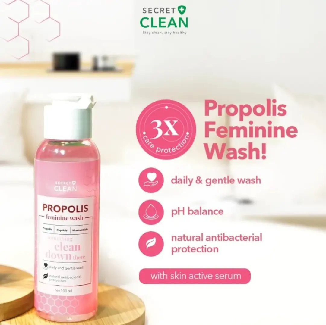 SECRET CLEAN Propolis Feminine Wash & Spray ROMANTIC LOVE