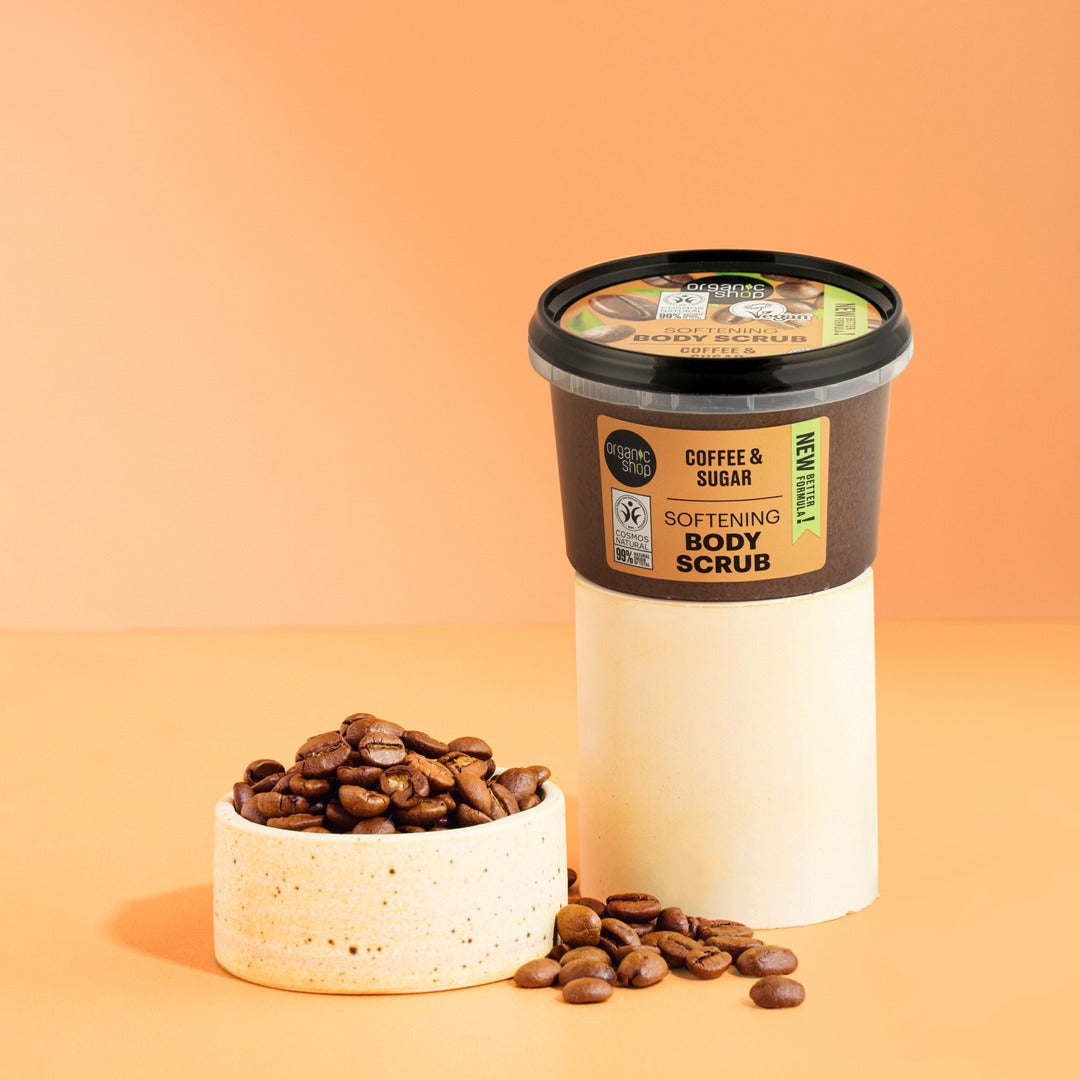 ORGANIC SHOP Softening Body Scrub Coffeee & Sugar 250ml