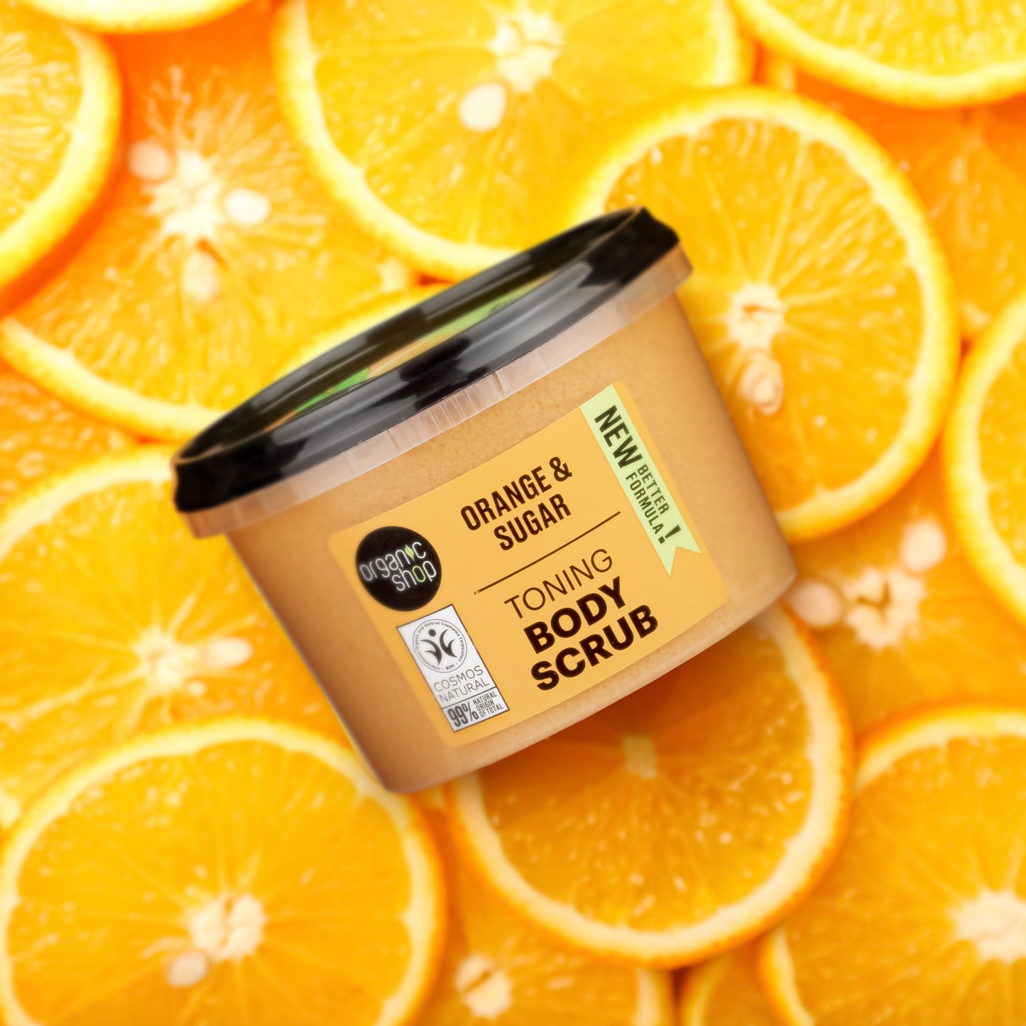 ORGANIC SHOP Toning Body Scrub Orange & Sugar 250ml