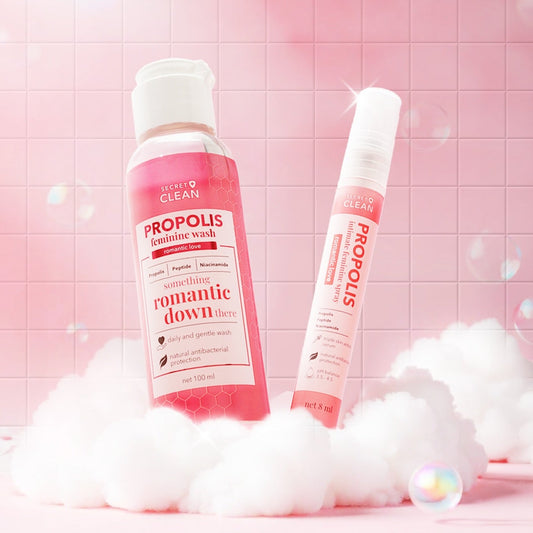 SECRET CLEAN Propolis Feminine Wash & Spray ROMANTIC LOVE