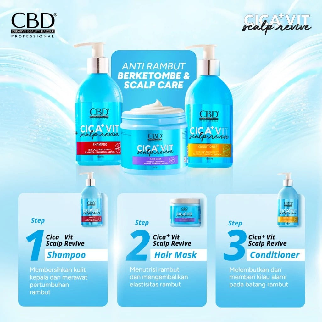 CBD Cica+Vit Scalp Revive Cleansing Scrub 15g