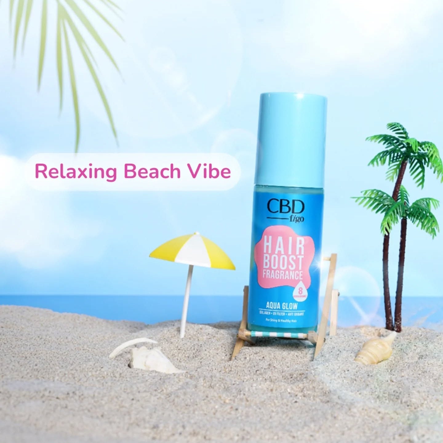 CBD FIGO Hair Boost Fragrance 100ml (3 types)