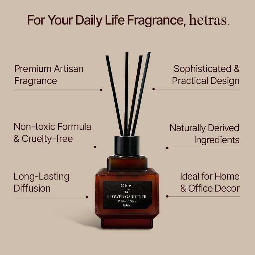 Hetras Objet Diffuser 200ml x2 Set