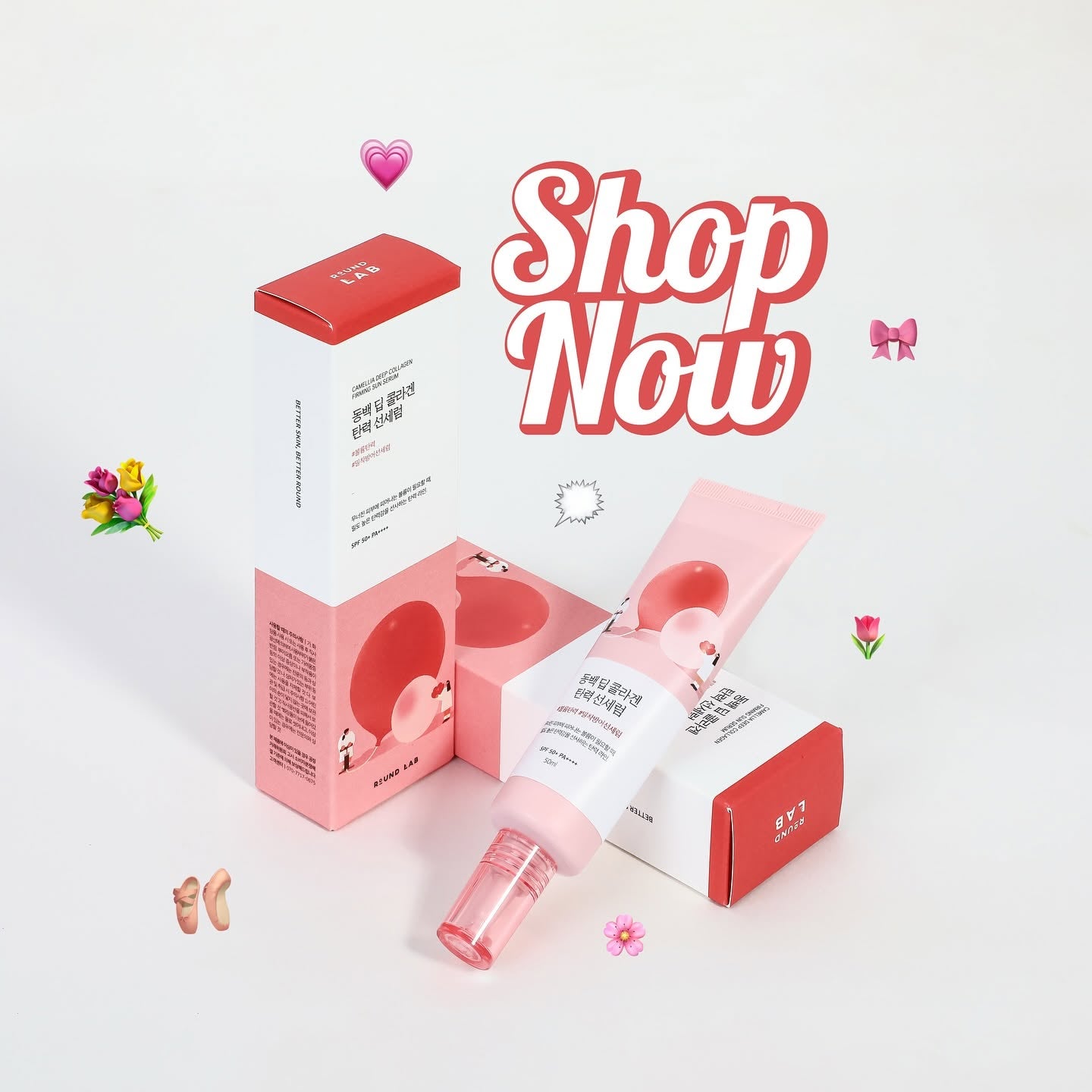 ROUNDLAB Camellia Deep Collagen Firming Sun Serum 50ml
