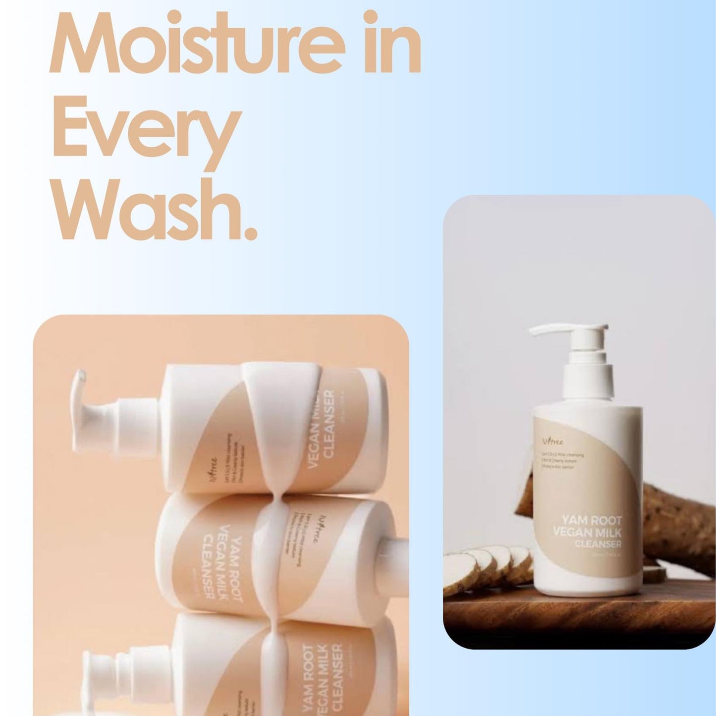 ISNTREE Yam Root Vegan Milk Cleanser 220ml