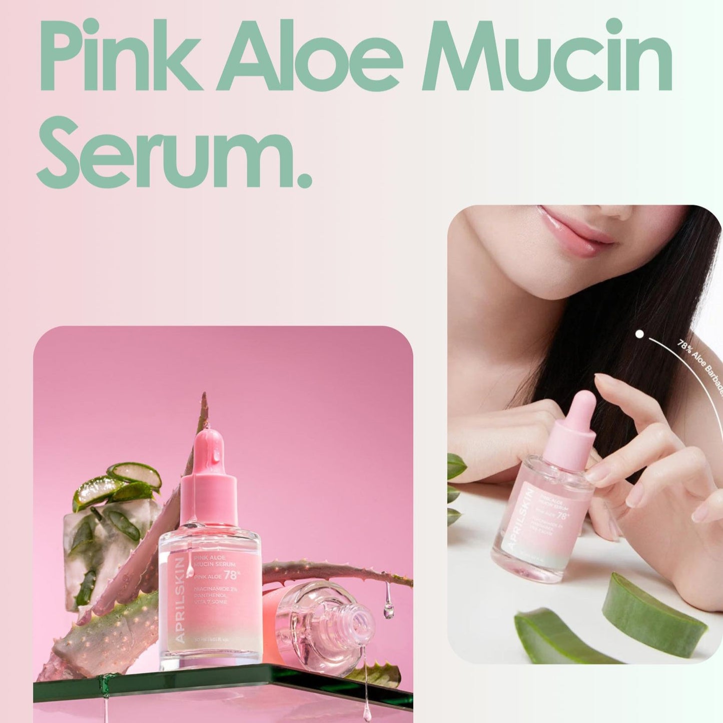 APRILSKIN Pink Aloe Mucin Serum 30ml