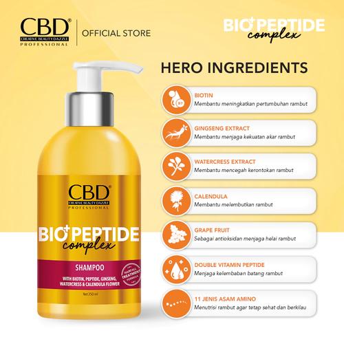 CBD Bio+ Peptide Complex Hair Shampoo 250ml