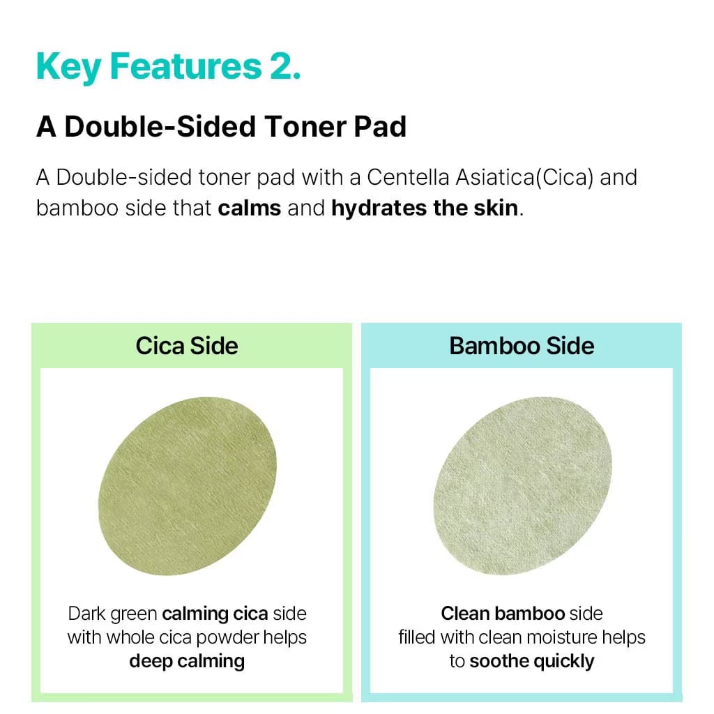 NUMBUZIN NO.1 Centella Re-Leaf Green Toner Pad 190ml/70pads