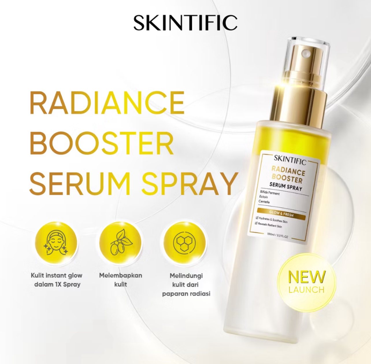 SKINTIFIC Radiance Booster Serum Spray 100ml