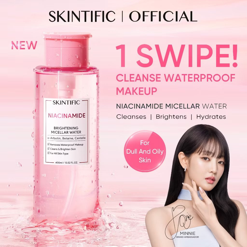 SKINTIFIC Niacinamide Brightening Micellar Water 400ml
