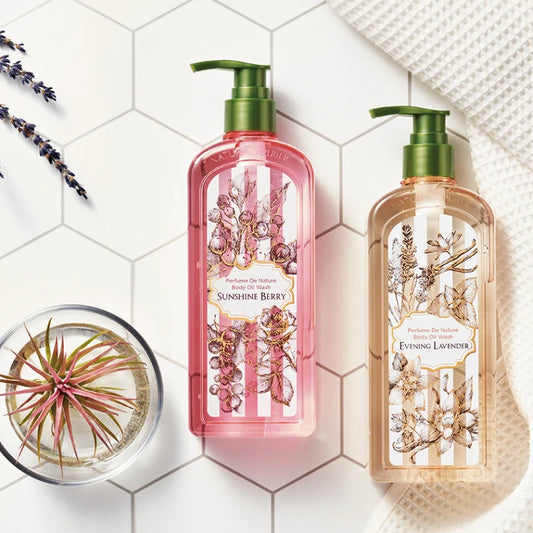 NATURE REPUBLIC Perfume De Nature Body Oil Wash 345ml (2 Scents)