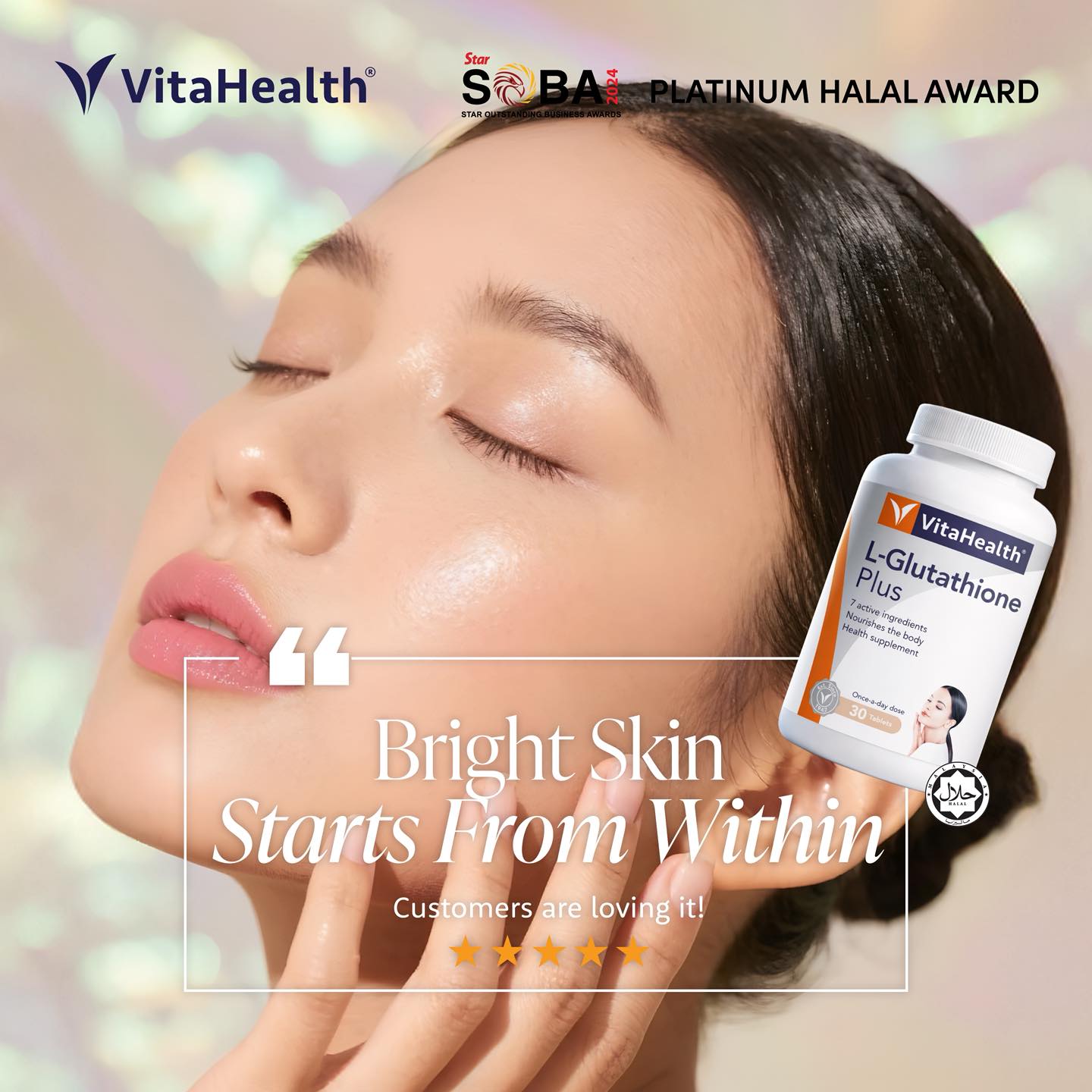 VITAHEALTH L-Glutathione Plus 2x30's