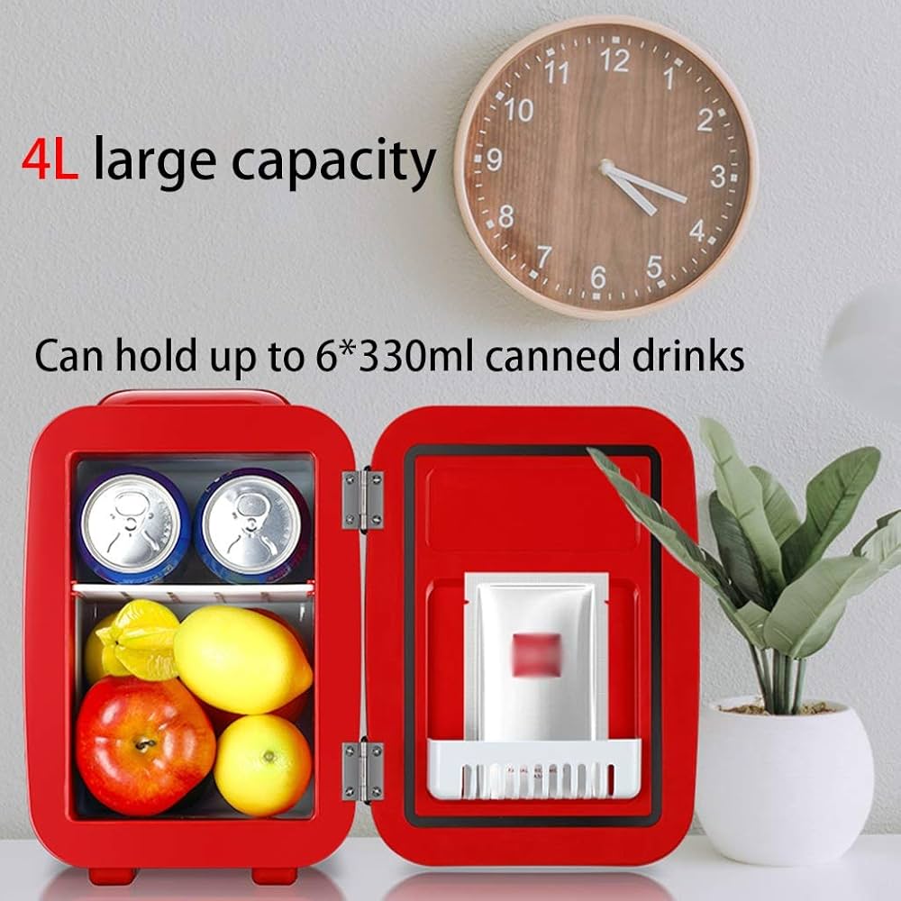 Mini Red Refridgerator Cooler box