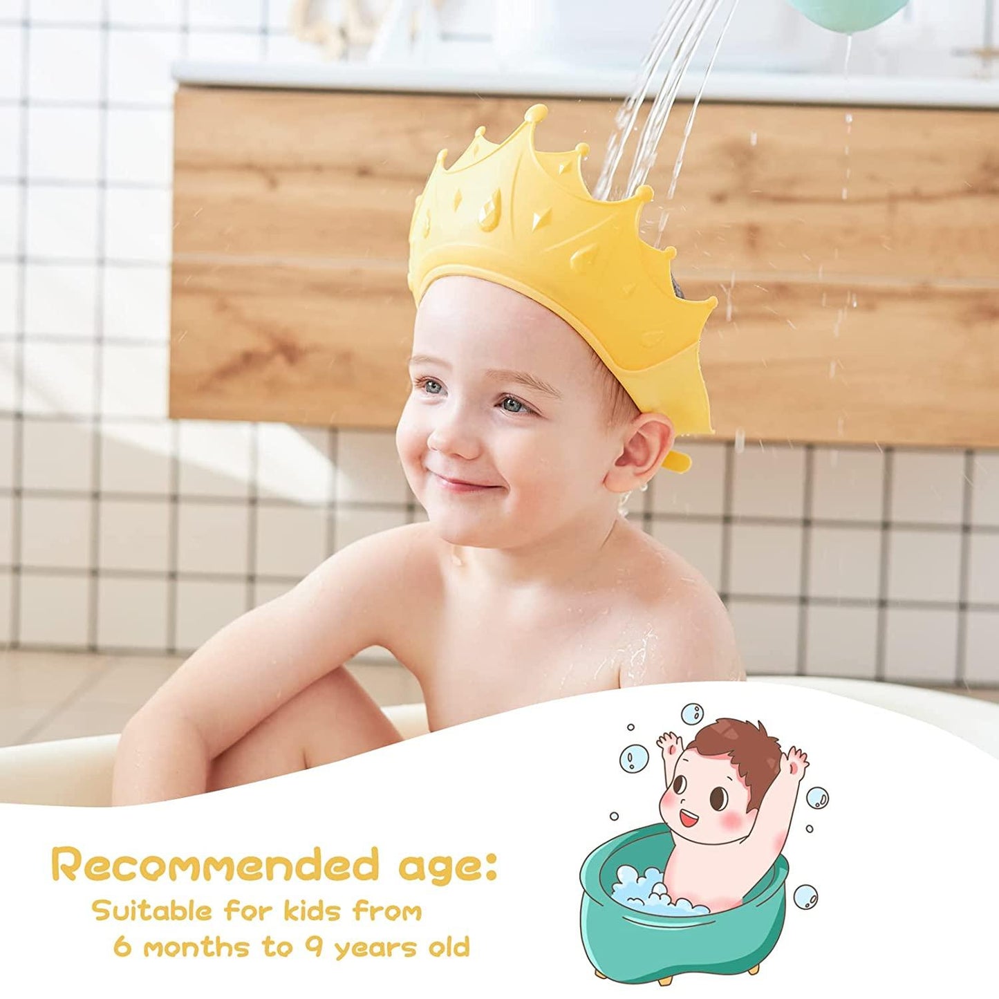 Baby & Kids Shower Caps