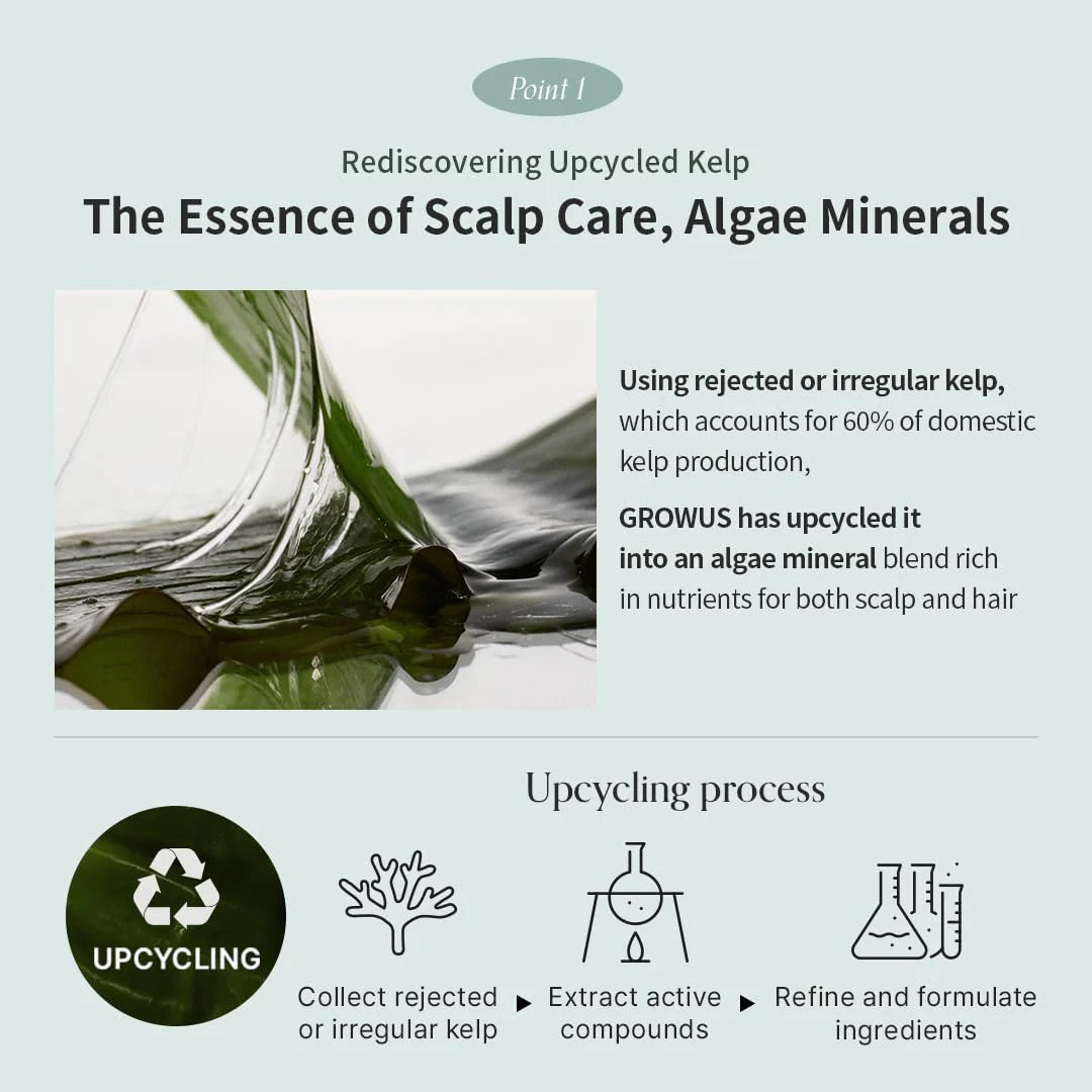 GROWUS Algae Therapy Mineral Shampoo 500g