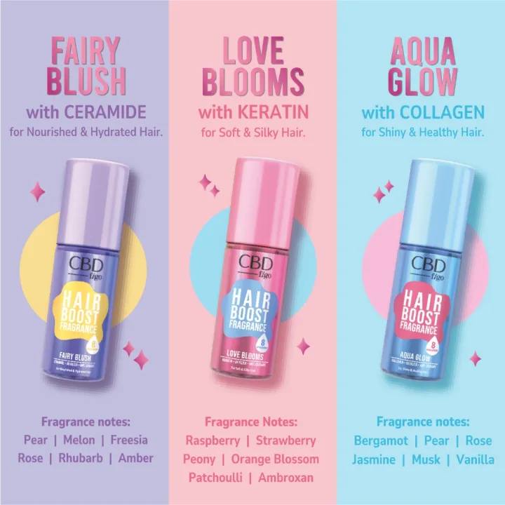 CBD FIGO Hair Boost Fragrance 100ml (3 types)