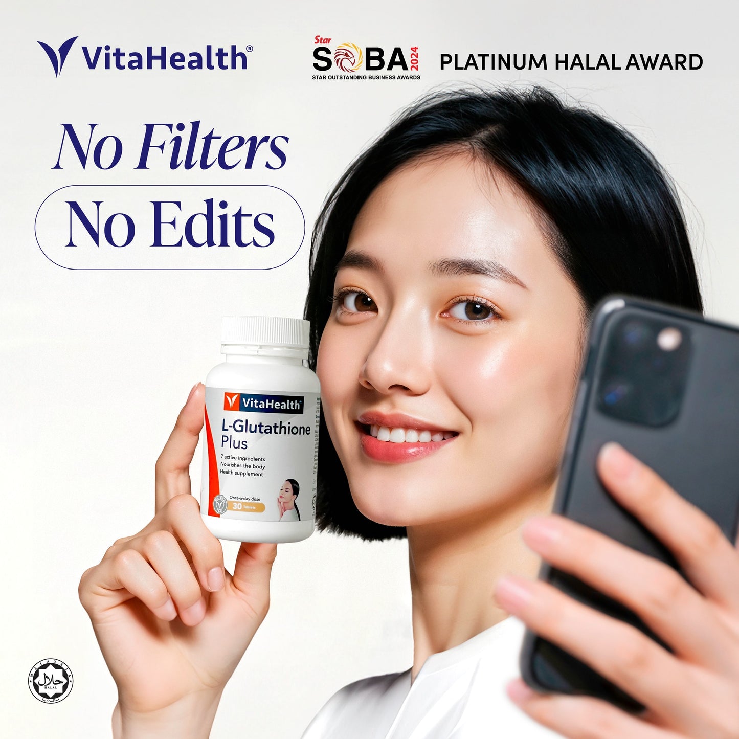 VITAHEALTH L-Glutathione Plus 2x30's
