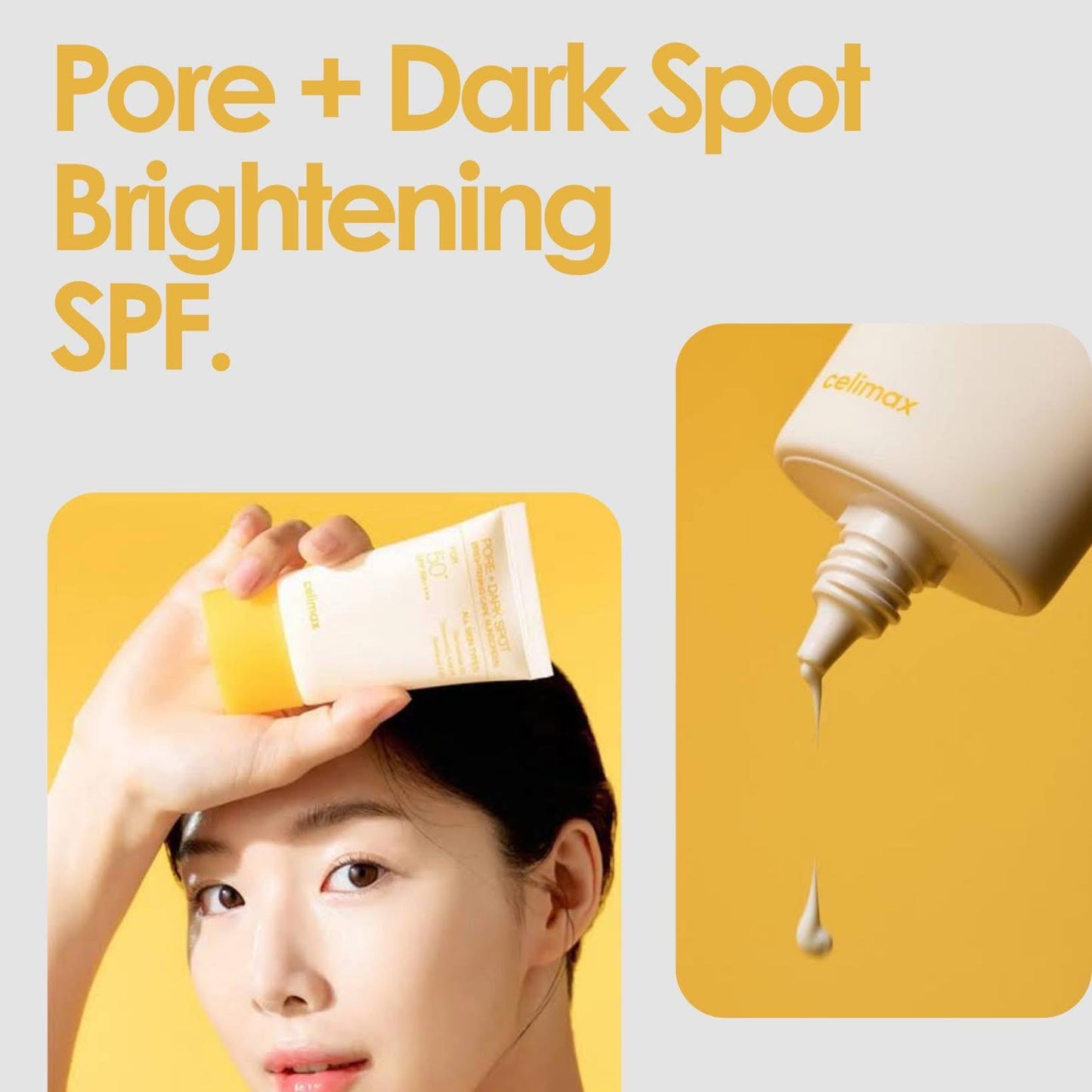CELIMAX Pore + Dark Spot Brightening Care Sunscreen 50ml