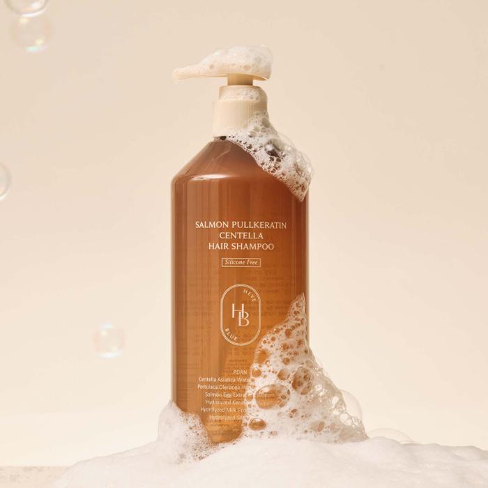 HEVEBLUE Salmon Pullkeratin Centella Hair Shampoo 500ml