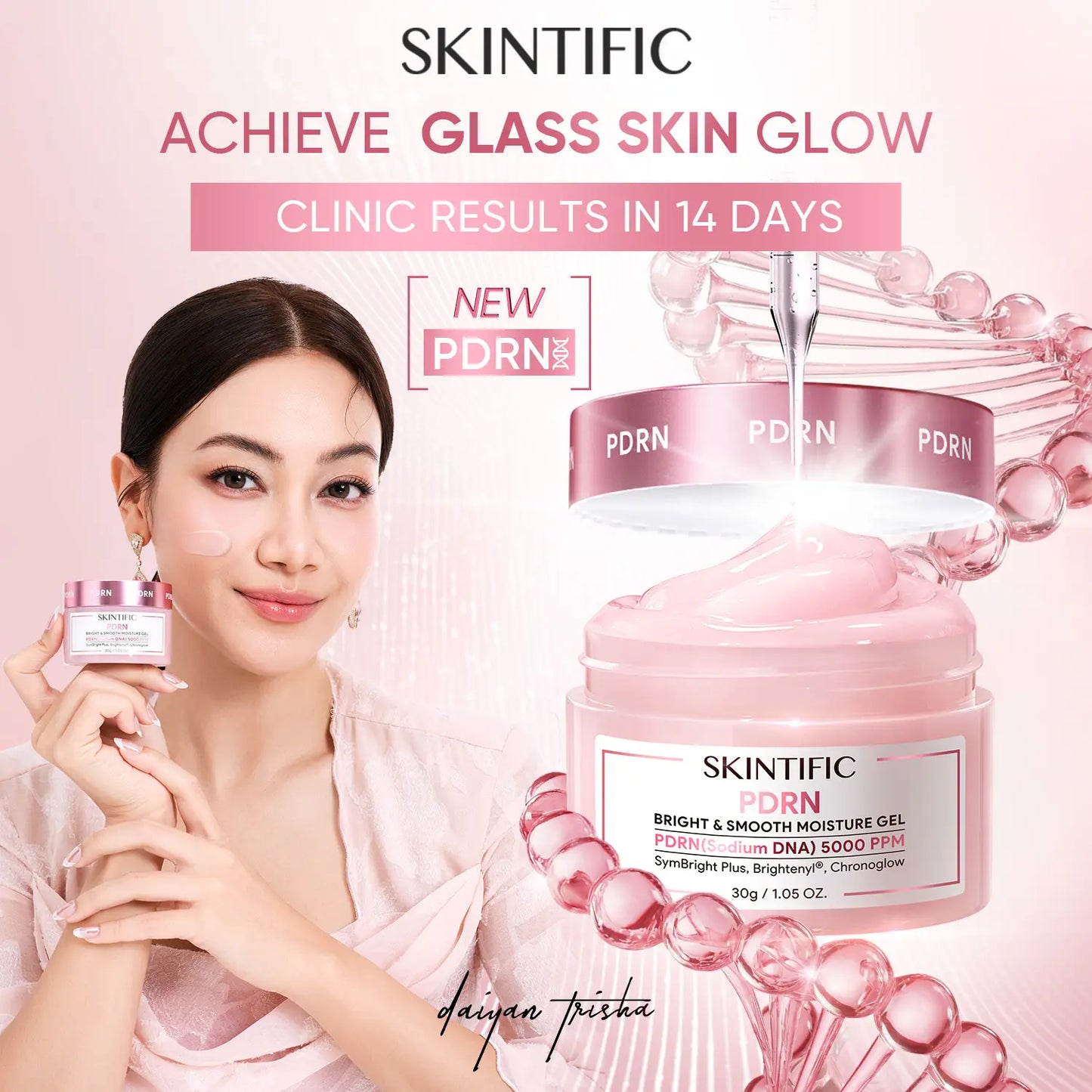 SKINTIFIC PDRN Bright & Smooth Moisture Gel 30g