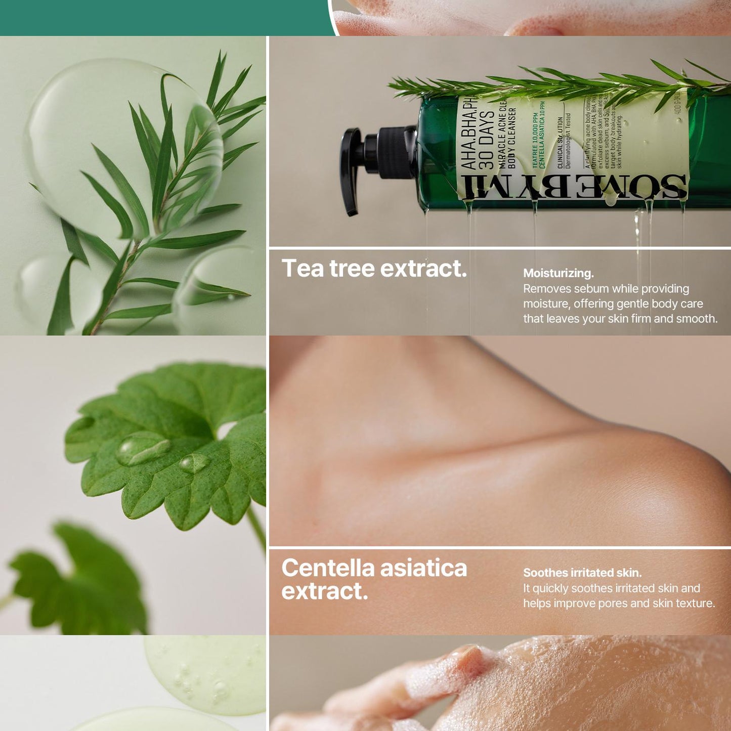 SOMEBYMI AHA BHA PHA 30Days Miracle Acne Clear Body Cleanser 400g