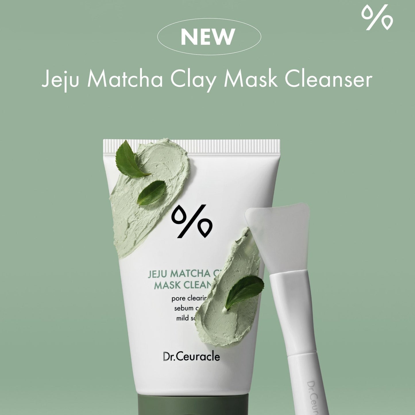 DR.CEURACLE Jeju Matcha Clay Mask Cleanser 120ml