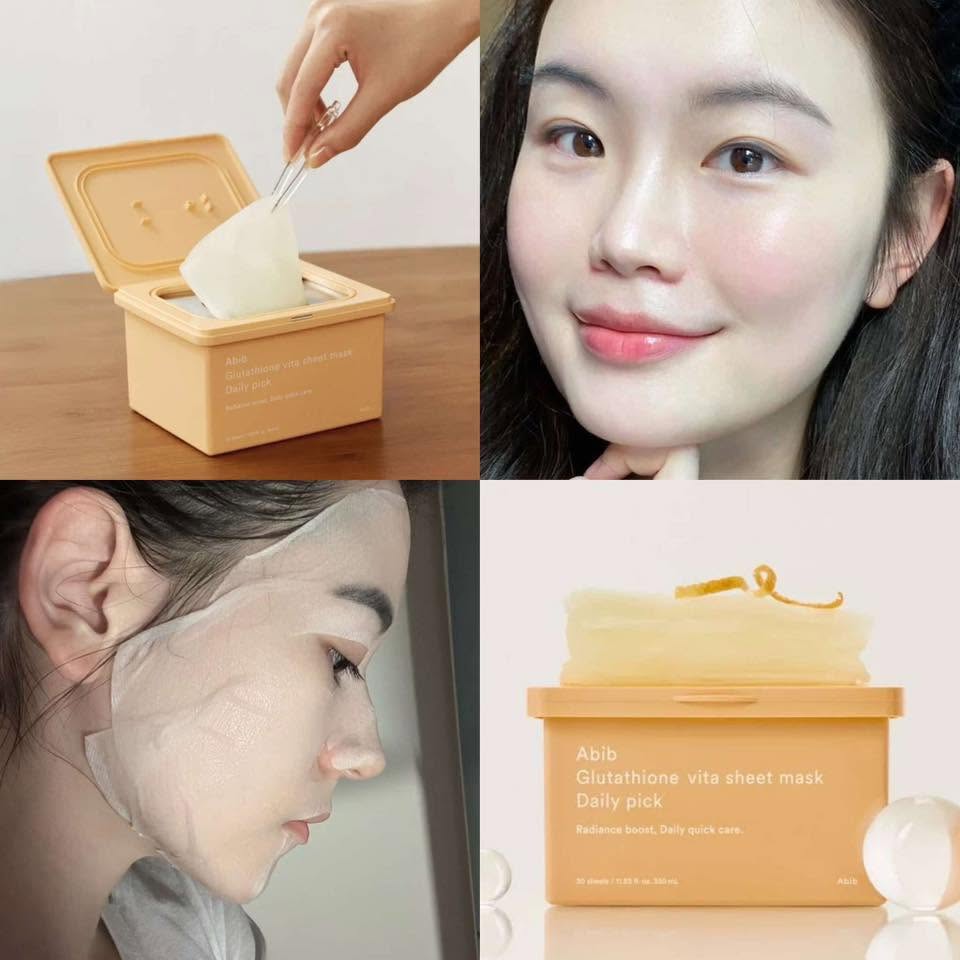 ABIB Glutathione Vita Sheet Mask Daily Pick (30 Sheets)