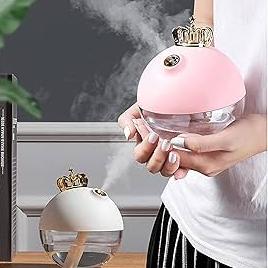 Pink Ball Portable Crown Air Humidifier