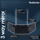 Portable Hanging 3-fold Led Mirror