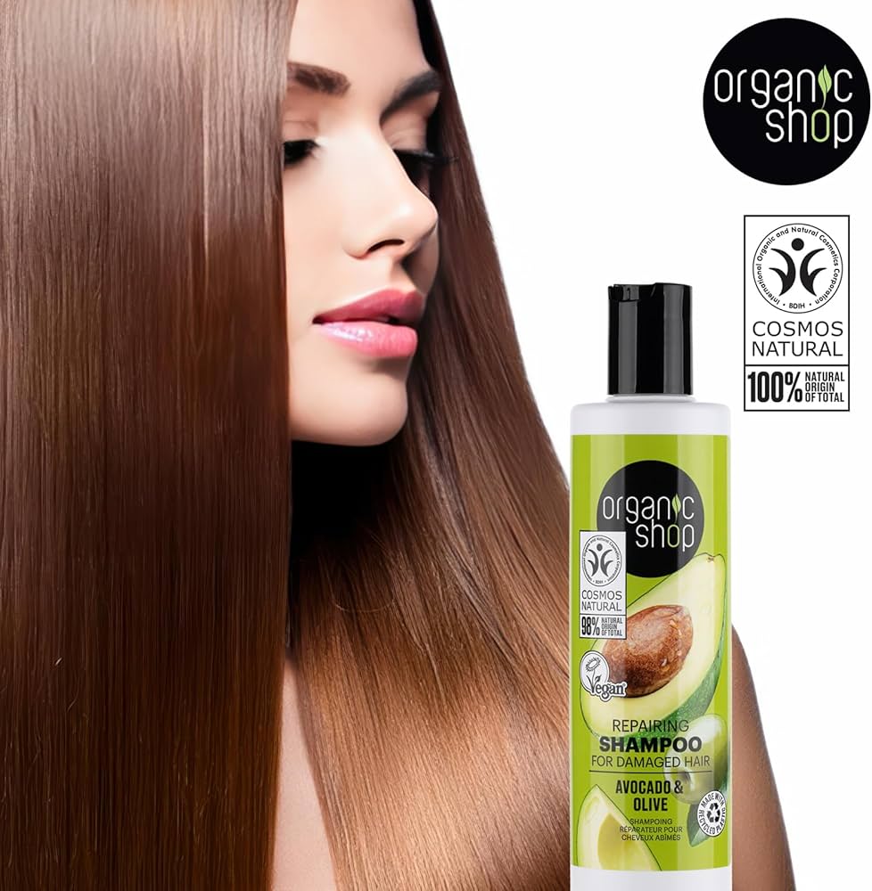 ORGANIC SHOP Repairing Shampoo For Damaged Hair Avocado & Olive 280ml