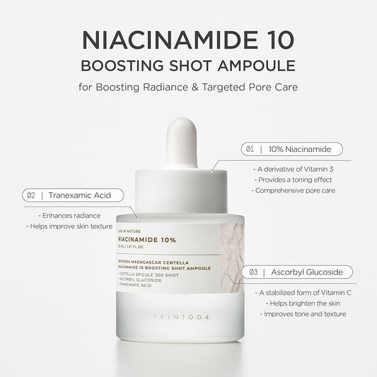 SKIN1004 Madagascar Centella Niacinamide 10 Boosting Shot Ampoule 30ml