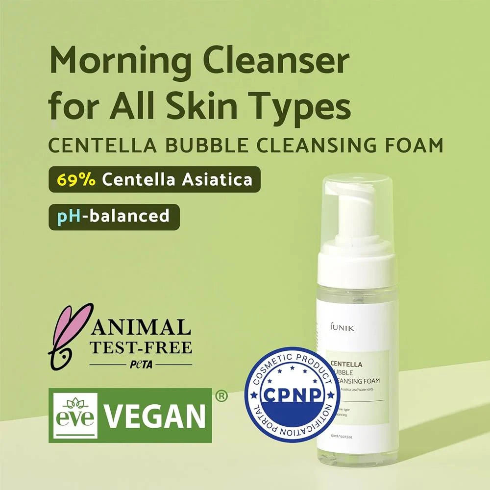 IUNIK Centella Bubble Cleansing Foam 150ml