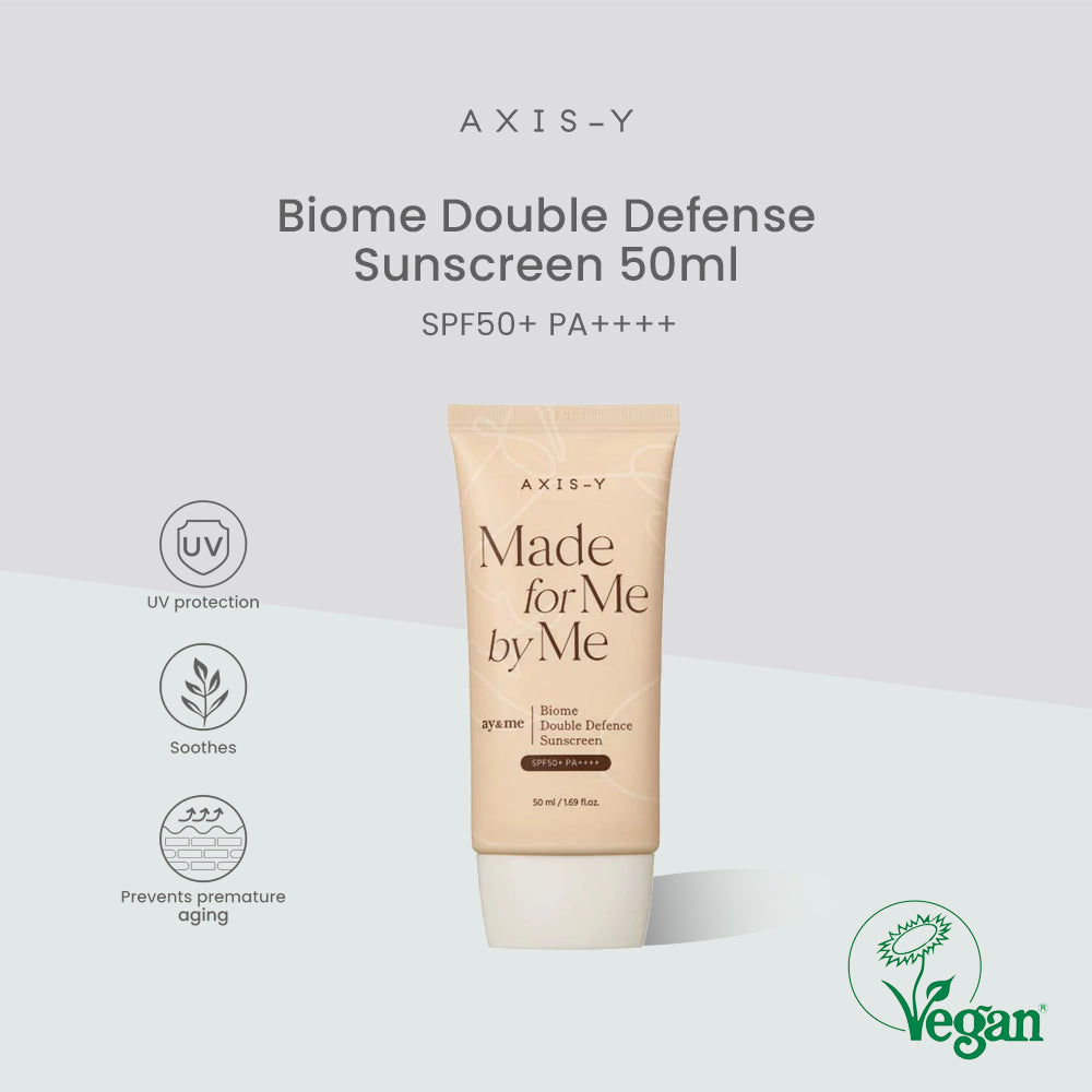 AXIS-Y Biome Double Defense Sunscreen SPF 50+ PA++++ 50ML
