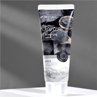 3W CLINIC Charcoal Cleansing Foam