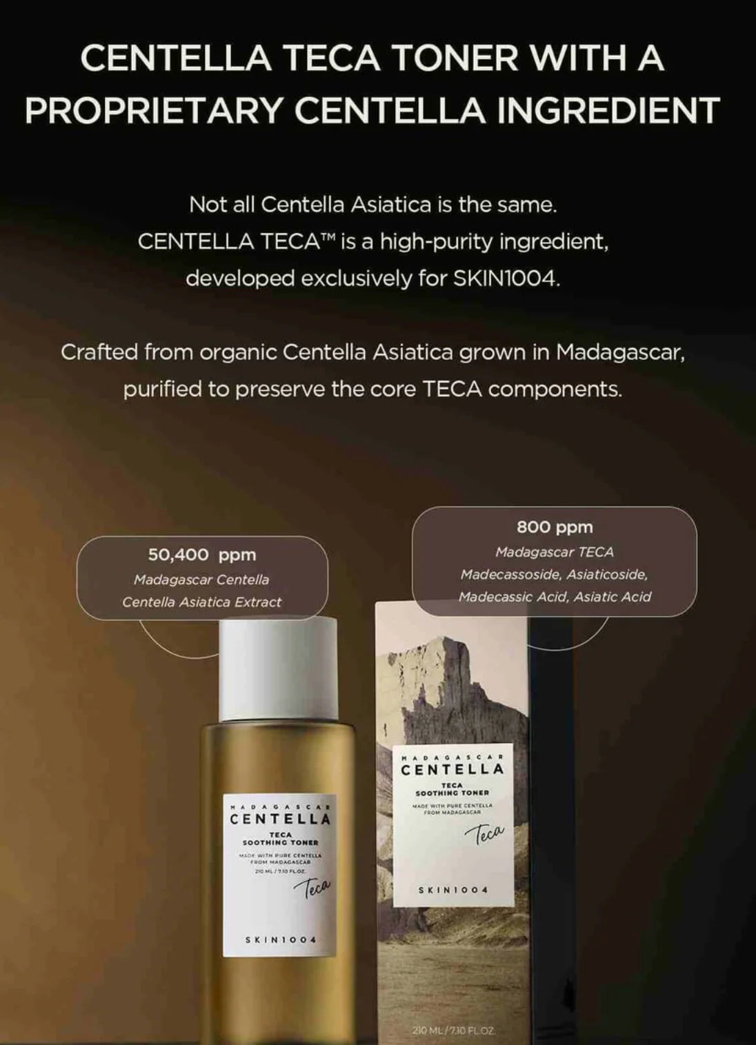 SKIN1004 Madagascar Centella Teca Soothing Toner 210ml