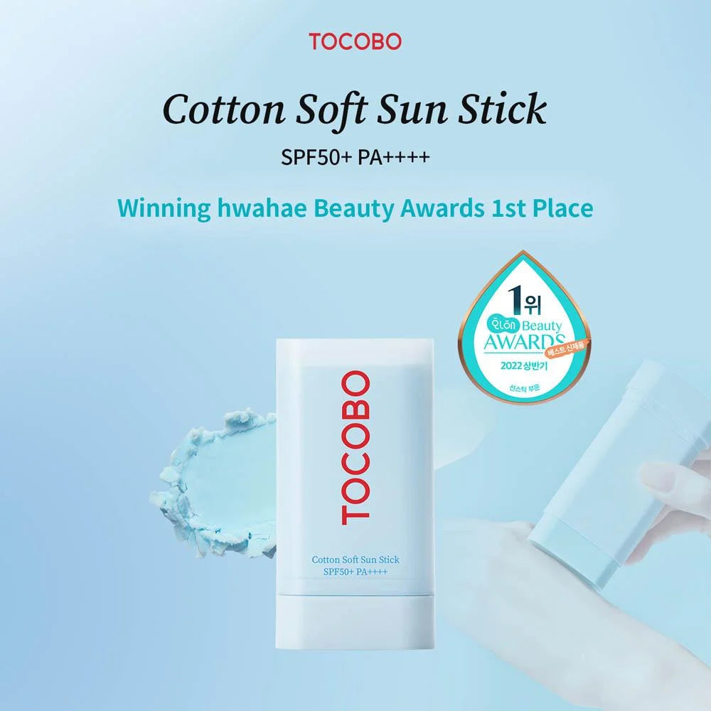 TOCOBO Cotton Soft Sun Stick SPF50+ PA++++ 19g