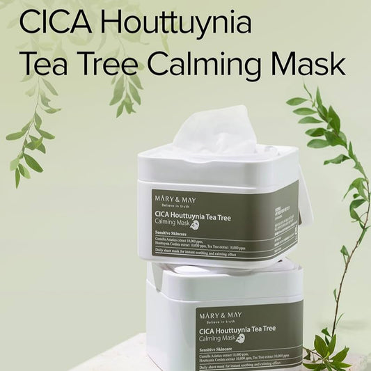 MARY & MAY Cica Houttuynia Tea Tree Calming Mask
