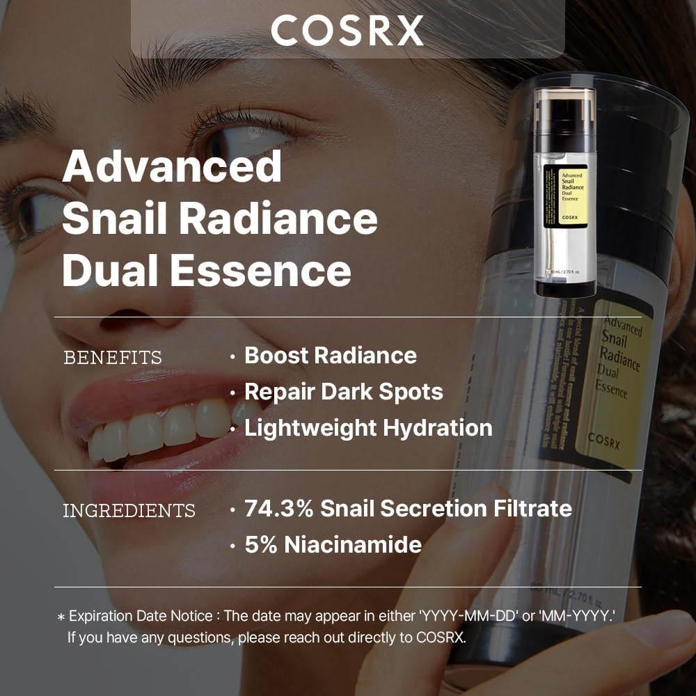 COSRX Advanced Snail Radiance Dual Essence