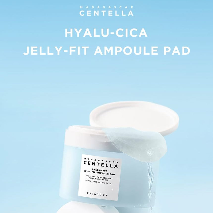 SKIN1004 Madagascar Centella Hyalu Cica Jelly Fit Ampoule Pads 60Pads