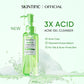 SKINTIFIC 3X Acid Acne Gel Cleanser