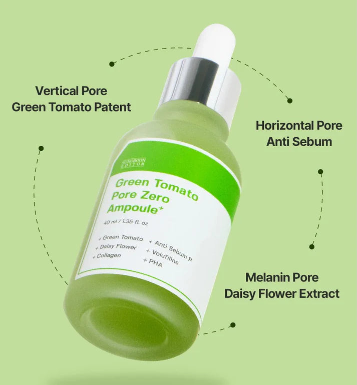 SUNGBOON EDITOR Green Tomato Pore Zero Ampoule+ 40ml